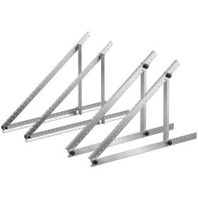 VEVOR 45-Inch Solar Panel Mount Brackets 0 - 90° Adjustable Tilt Brackets 2-Set