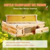 VEVOR Bee Hive Medium Box Starter Kit, 100% Beeswax Coated Natural Cedar Wood, Langstroth Beehive Kit with 10 Frames and Foundations