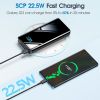 Portable Charger, 20000mAh USB C Power Bank Fast Charging, LED Display Phone Battery Pack Compatible with iPhone